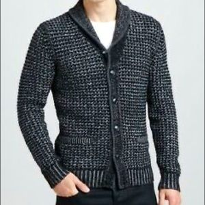 rag & bone grey wool cardigan